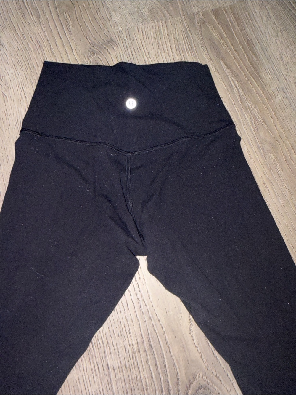 Black LULU  High-Waist Leggings